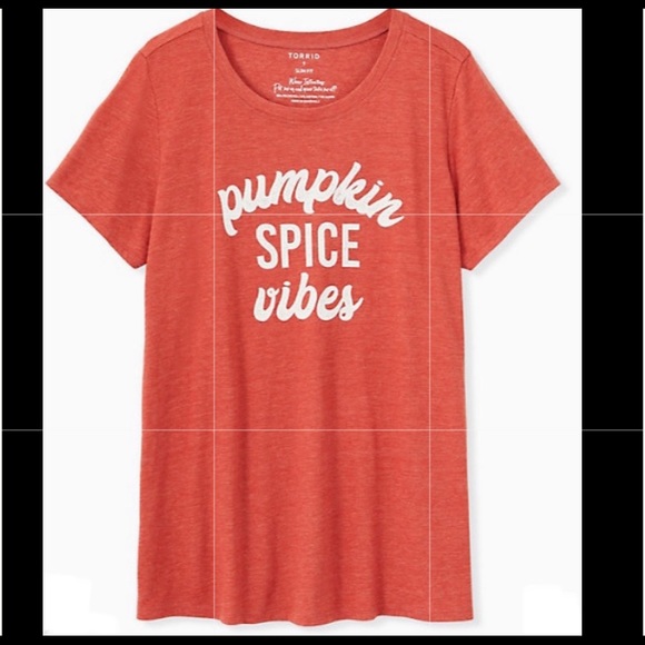 torrid Tops - Torrid 5 tee “Pumpkin Spice vibes”